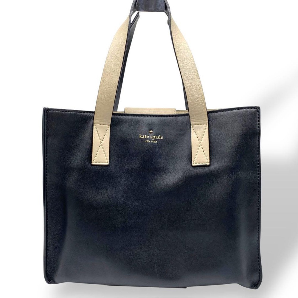 Kate Spade Black and Tan Tote Bag